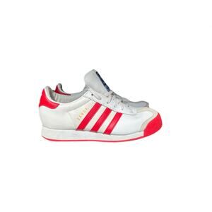 Adidas Samoa 'White Scarlet For Kids Size 4.5
